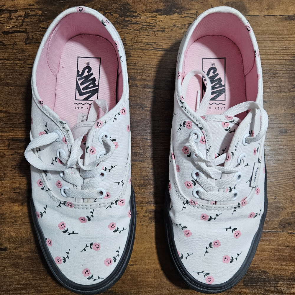 Vans‎ 2018 Lazy Oaf Limited Shoes Men 5.5 Women 7 Rose Floral